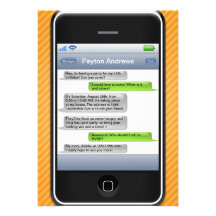 Fête d'anniversaire iParty téléphone intelligent o Faire-parts