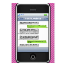 Fête d'anniversaire iParty téléphone intelligent p Invitations Personnalisables