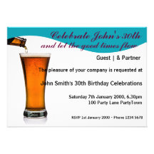 Fête d'anniversaire personnalisée invitations personnalisées
