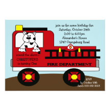 Fête d'anniversaire rouge de camion de pompiers bristol