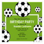 Fête d'anniversaire - terrain de football et ballo bristols personnalisés