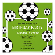 Fête d'anniversaire - terrain de football et ballo bristols personnalisés