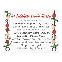 Fête de Kabob Faire-parts