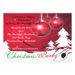 fête de Noël de scène d'hiver Faire-part