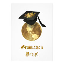 Fête de remise des diplômes ! carton d'invitation