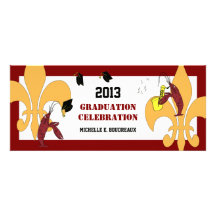 Fête de remise des diplômes de jazz d'écrevisses d cartons d'invitation personnalisés