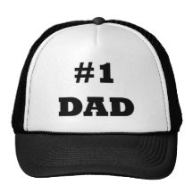 Fête des pères heureuse - numéro 1 papa - papa #1 casquette