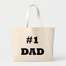 Fête des pères heureuse - numéro 1 papa - papa #1 sac