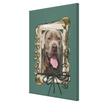 Fête des pères - pattes en pierre - mastiff - fure toile tendue