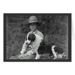 Fête des pères vintage de regard cartes de vœux