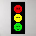 Feu d'arrêt déprimé poster