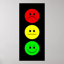 Feu d'arrêt déprimé poster
