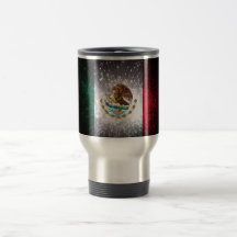 Feu d'artifice de drapeau mexicain tasses à café