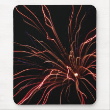 Feu d'artifice Mousepad Tapis De Souris