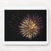 feu d'artifice tapis de souris