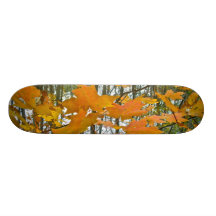 Feuillage d'érable d'automne skateboards personnalisables