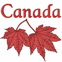 Feuille canadien d'érable polo brodé