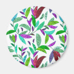 Feuille coloré lumineux de mosaïque magnets