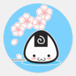Feuille d'autocollant d'Onigiri Mei (plus de taill