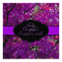 Feuille d'automne de PixDezines/équilibre royal de Invitation