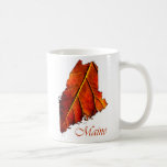 Feuille d'automne de tasse de cadeau de photo de f tasses