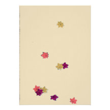 Feuille d'automne faire-part