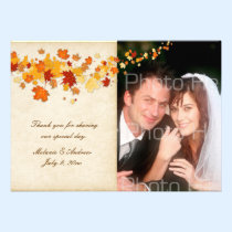 Feuille d'automne invitations