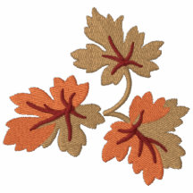 Feuille de chute polos brodés