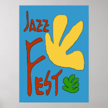 Feuille de Fest de jazz Posters