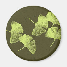 Feuille de Ginkgo Aimant