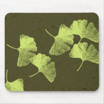 Feuille de Ginkgo Tapis De Souris