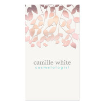 Feuille de regard de relief par aluminium rose de  modèles de cartes de visite