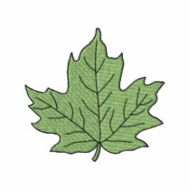 Feuille d'érable à sucre polos brodés
