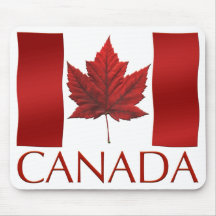 Feuille d'érable de Mousepad Canada de drapeau du  Tapis De Souris