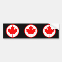 Feuille d'érable du Canada à l'intérieur de d'un a Adhésifs Pour Voiture