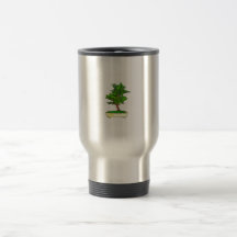 Feuille droit informel du graphique 2 de bonsaïs tasse à café