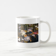 Feuille en automne tasse à café