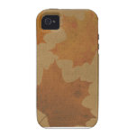 Feuille sur la toile coque iPhone 4/4S