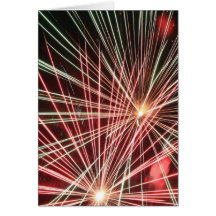Feux d'artifice 17 cartes de vœux