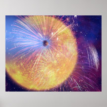 Feux d'artifice affiche