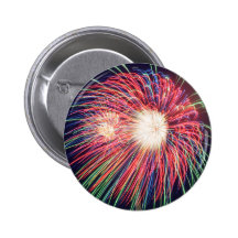 Feux d'artifice badges avec agrafe