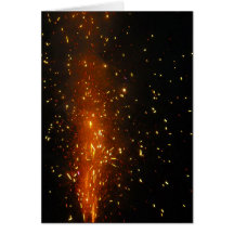 Feux d'artifice cartes de vœux
