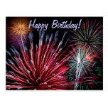 Feux d'artifice, joyeux anniversaire ! cartes postales