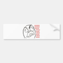 FFFFFFFUUUUUU - Rage ! Autocollant Pour Voiture