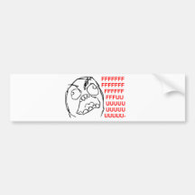 FFFUUUUU AUTOCOLLANT POUR VOITURE