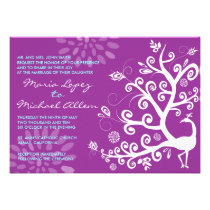 Fiançailles de faire-part de mariage d'inséparable invitations