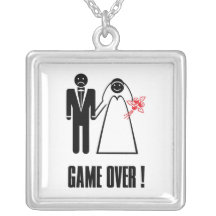 Fiançailles épousant le jeu nuptiale de collier pl