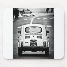 Fiat 500 à Rome, Italie Tapis De Souris