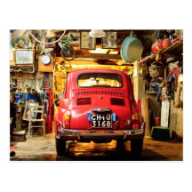 Fiat 500, Cinquecento en Italie Carte Postale