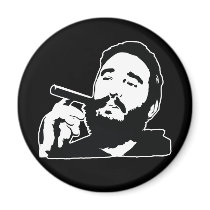 Fidel Castro avec l'aimant de portrait de cigare magnets